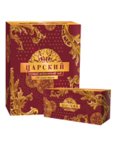 Чай черный ТМ "Царский чай" 25*2гр. с ярлыком 1*24 Чай черный ТМ "Царский чай" 25*2гр. с ярлыком 1*24